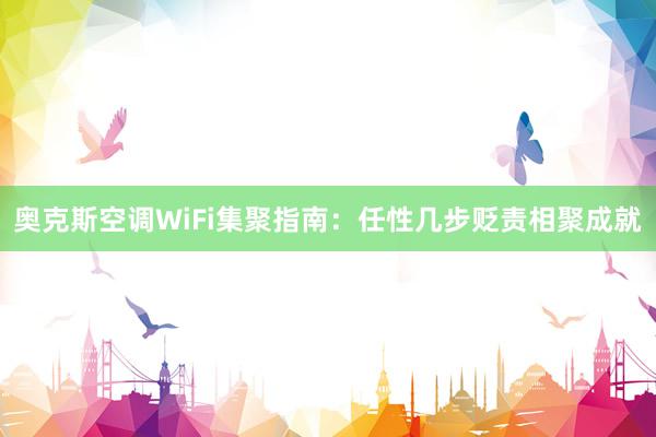 奥克斯空调WiFi集聚指南：任性几步贬责相聚成就